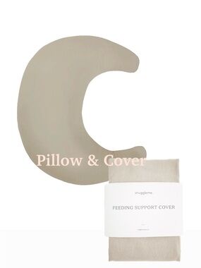 Snuggle Me Organic Feeding Support Breastfeeding Pillow + Cover | Birch